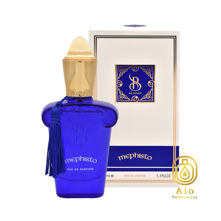 عطر جیبی مردانه برندینی Mephisto با رایحه مرکباتی شرقی و طراحی خاص، حجم 33 میل