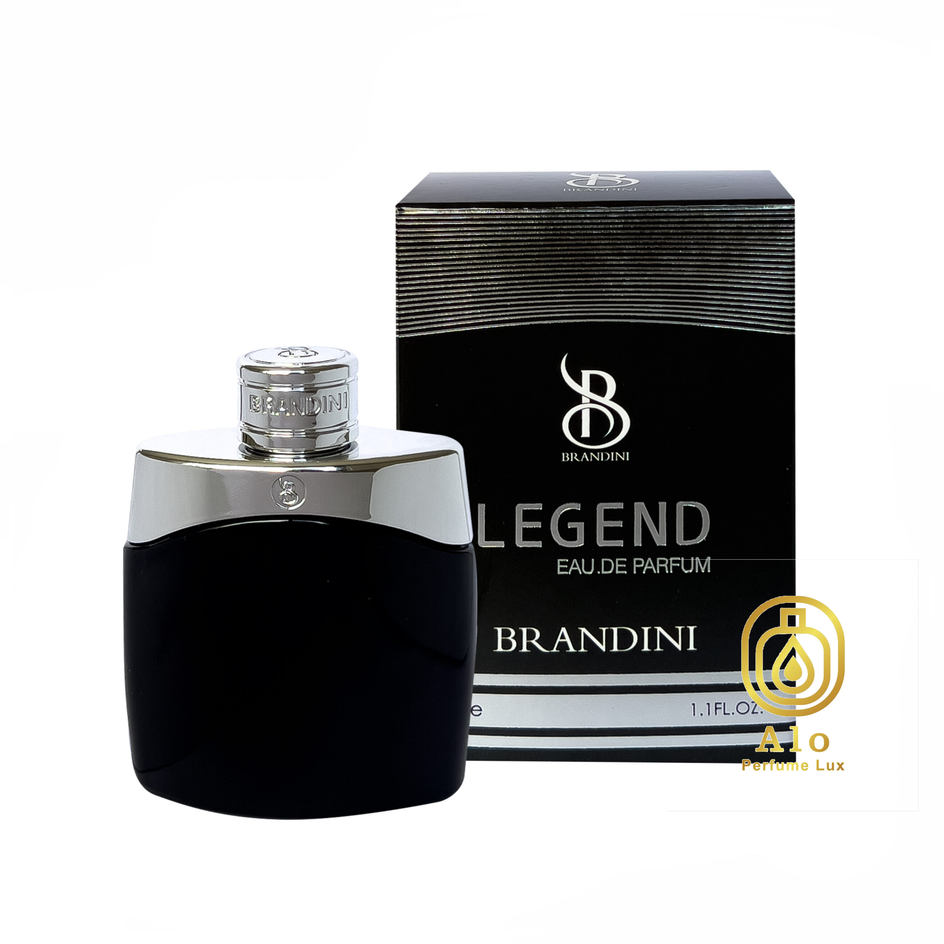 عطر جیبی مردانه برندینی مدل LEGEND MONT BLACK حجم 33 میلی لیتر
