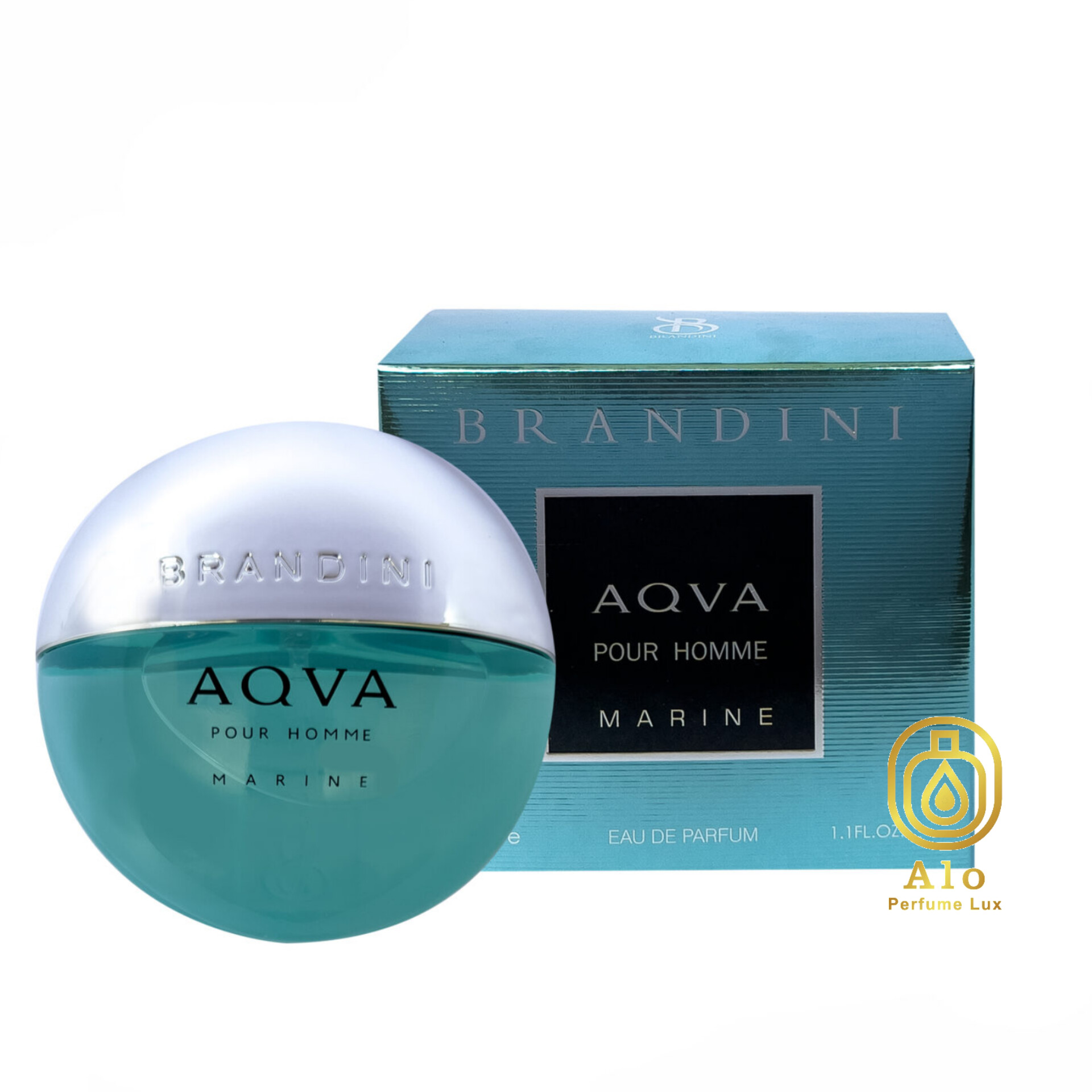 عطر جیبی مردانه برندینی مدل AQVA MARIN حجم 33 میلی لیتر