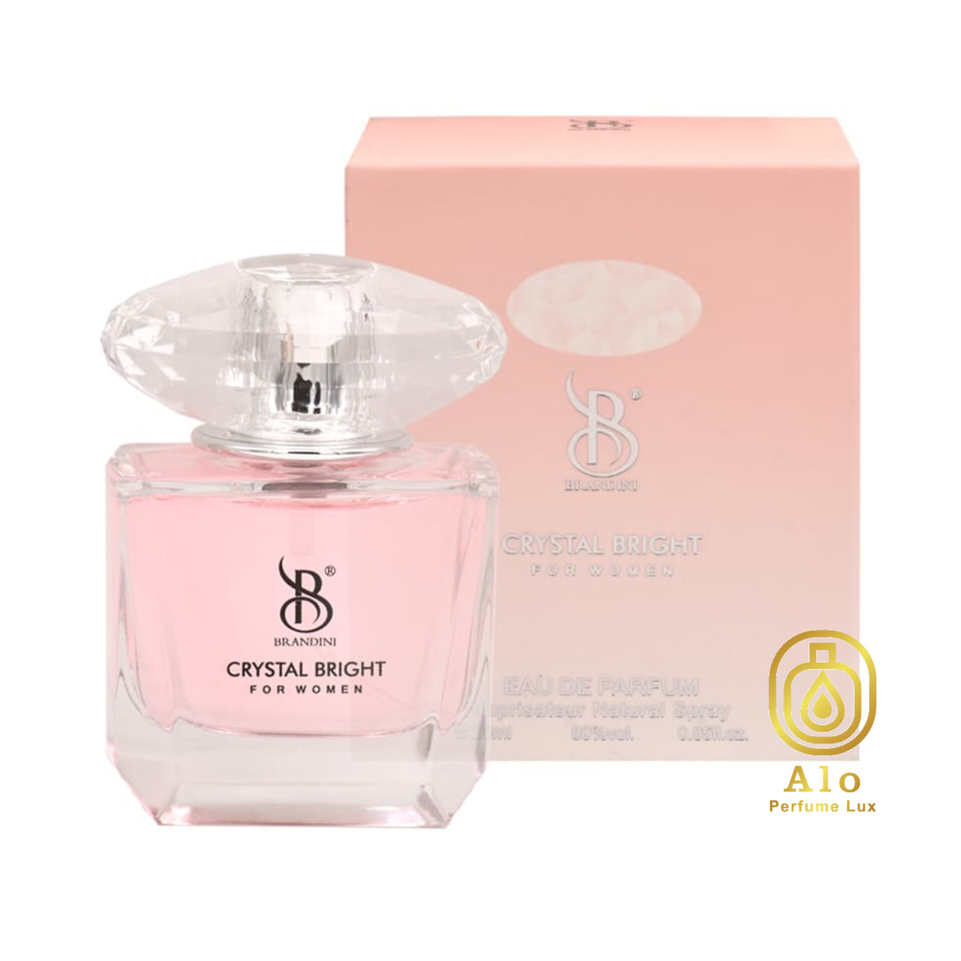 عطر جیبی زنانه برندینی ورساچه مدل CRYSTAL BRIGHT حجم 33 میلی لیتر