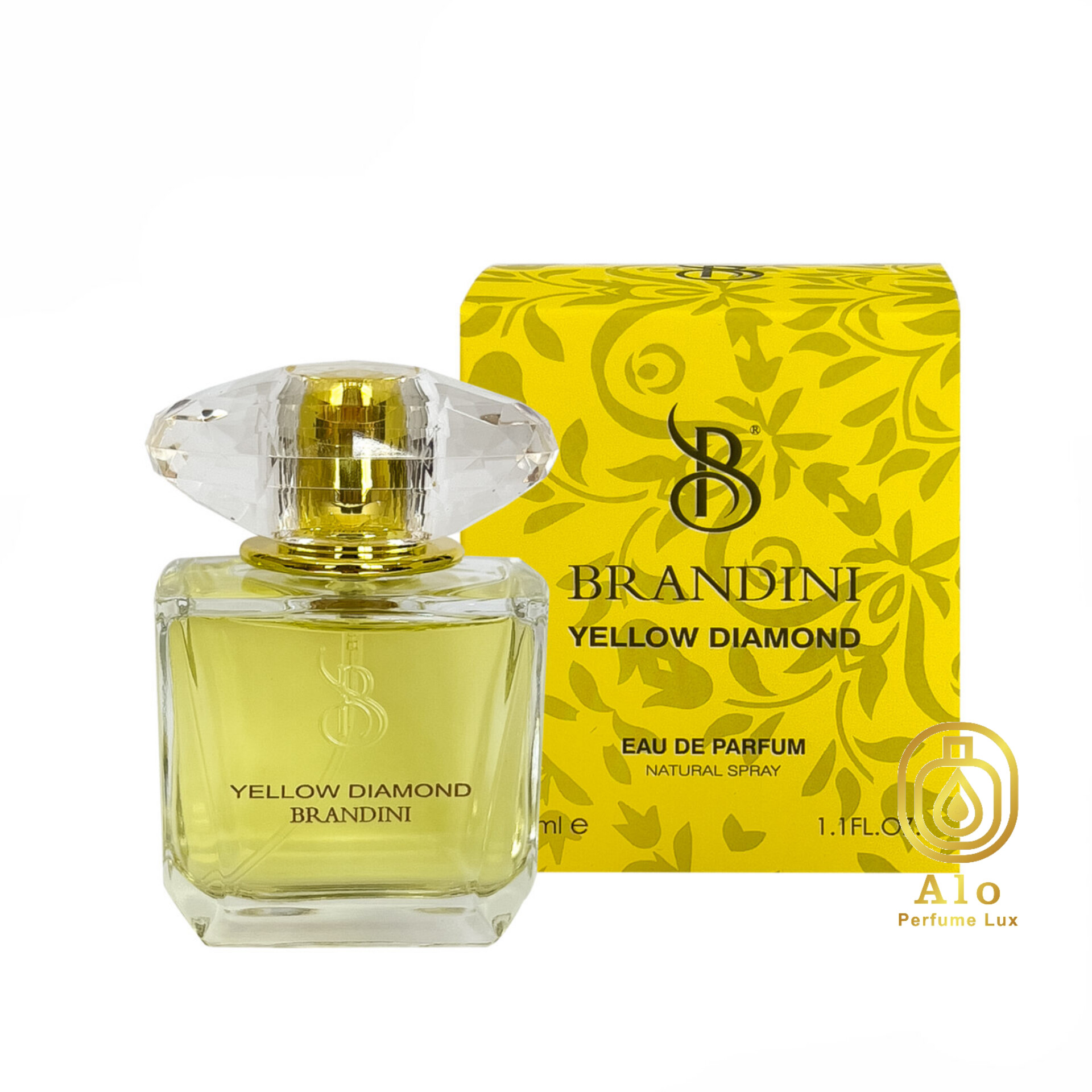 عطر جیبی زنانه برندینی ورساچه مدل CRYSTAL YELLOW حجم 33 میلی لیتر