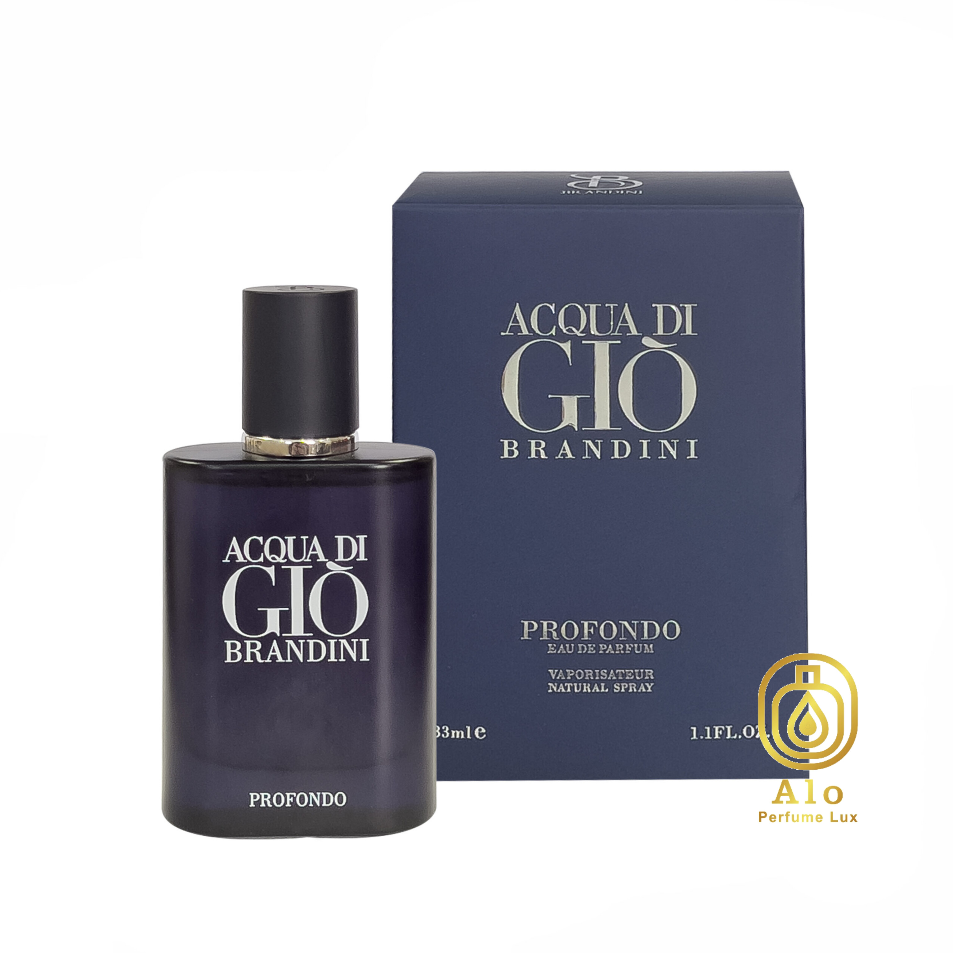 عطر جیبی زنانه برندینی جیو مدل PROFONDO حجم 33 میلی لیتر