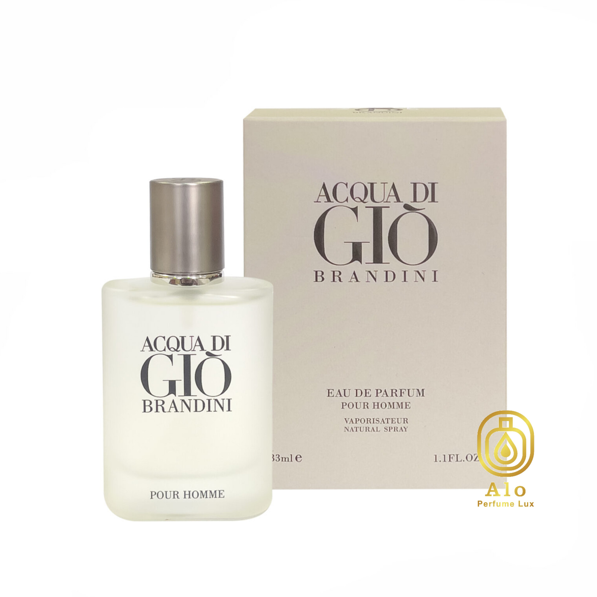 عطر جیبی مردانه برندینی جورجیو مدل POUR HOMME حجم 33 میلی لیتر
