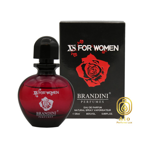 عطر جیبی زنانه برندینی پاکو رابان مدل BLACK X حجم 25 میلی لیتر