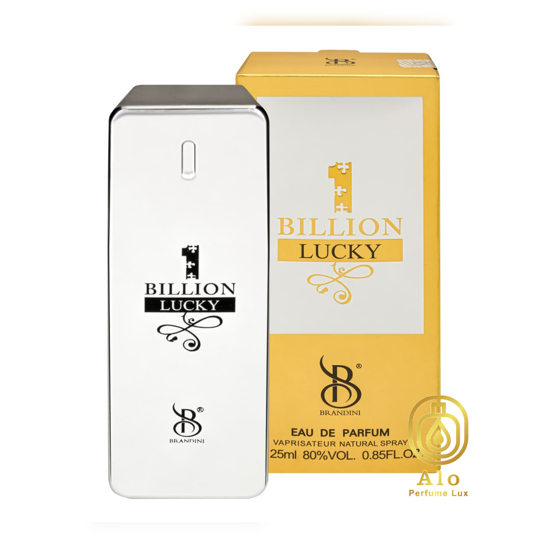 عطر جیبی مردانه برندینی مدل وان میلیون حجم 25 میلی لیتر
