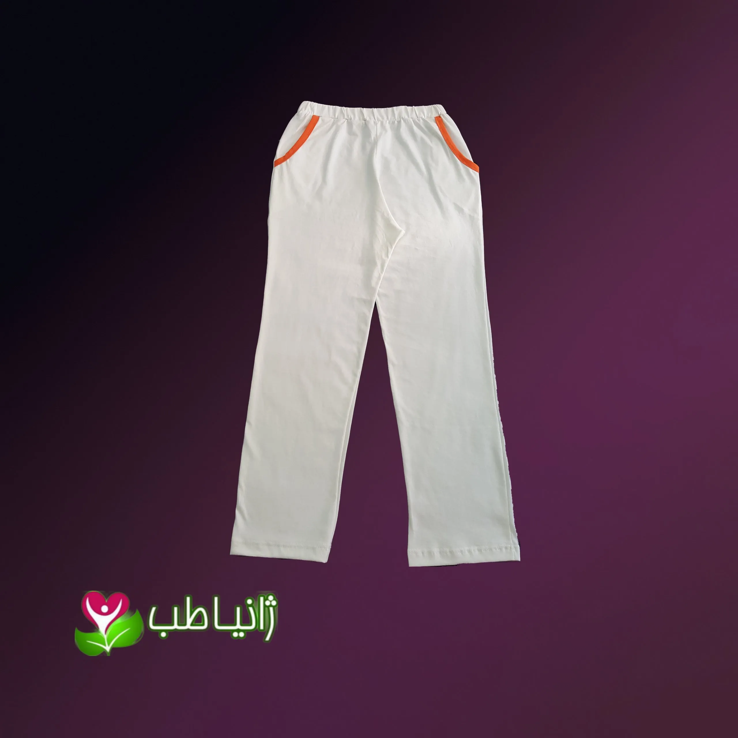 شلوار راحتی زنانه ژانیاطب نخی ضد بو و عرق سایزبندی کامل