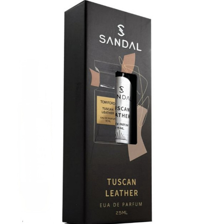 عطر جیبی مردانه صندل مدل توسکان لدر تامفورد با رایحه گرم حجم ۲۵ میلیلیتر