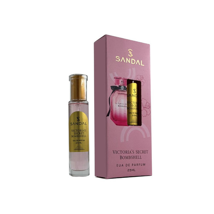 عطر جیبی زنانه صندل مدل ویکتوریا بمبشل با رایحه خنک حجم ۲۵ میلیلیتر