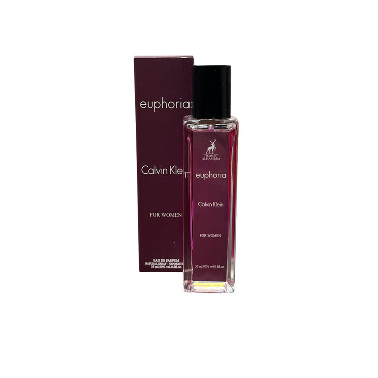 عطر جیبی زنانه الحمبرا مدل euphoria با رایحه شیرین حجم 35 میلیلیتر