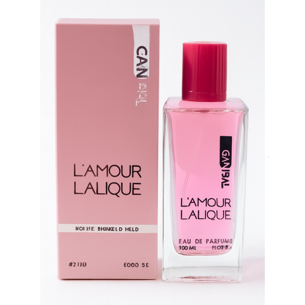 ادوپرفیوم زنانه گانیبال مدل lalique l'amour با رایحه معتدل حجم 100 میلیلیتر