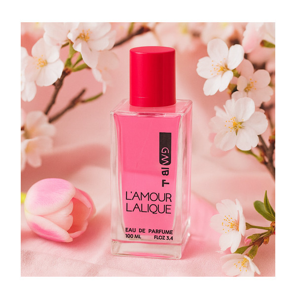 ادوپرفیوم زنانه گانیبال مدل lalique l'amour با رایحه معتدل حجم 100 میلیلیتر
