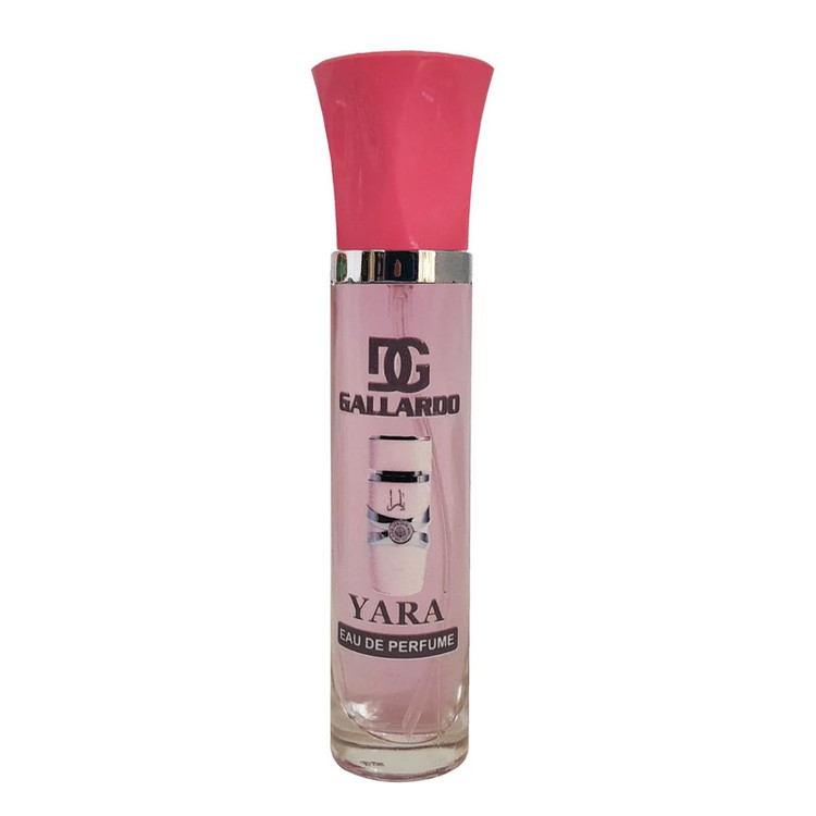 عطر جیبی زنانه گالاردو مدل یارا و آنجلز شیر با رایحه گرم حجم 22 میلیلیتر بسته 2 عددی