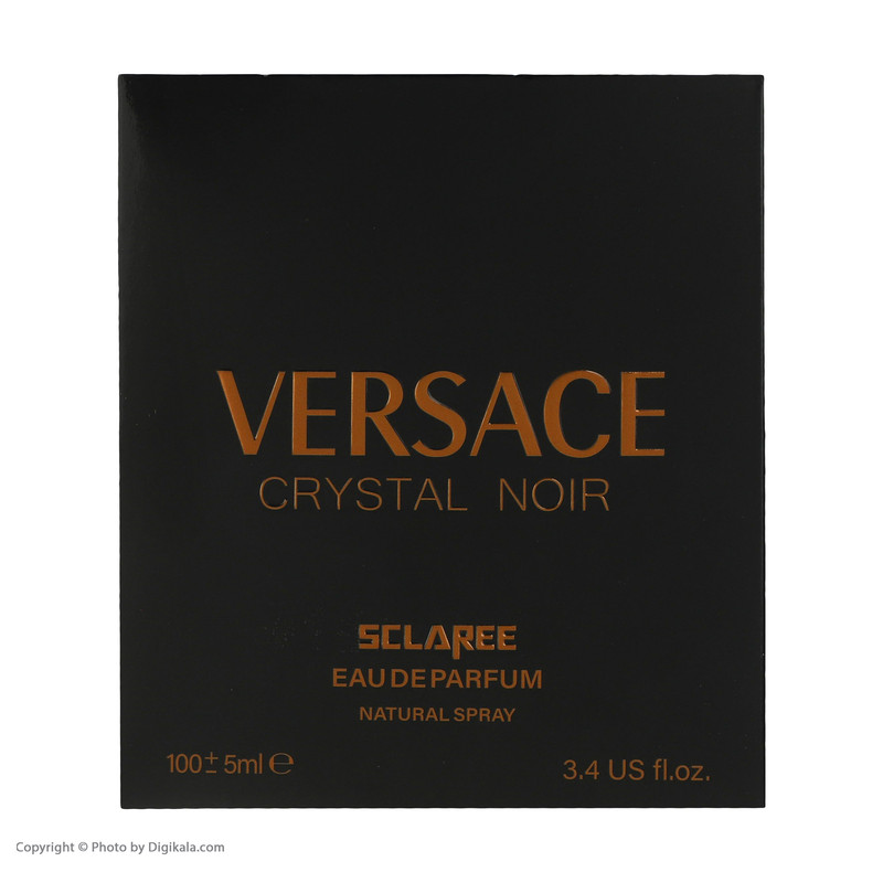 ادوپرفیوم زنانه اسکلاره مدل Versace Crystal Noir حجم 100 میلیلیتر