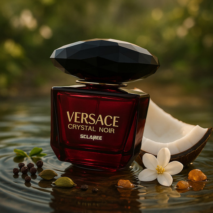 ادوپرفیوم زنانه اسکلاره مدل Versace Crystal Noir حجم 100 میلیلیتر