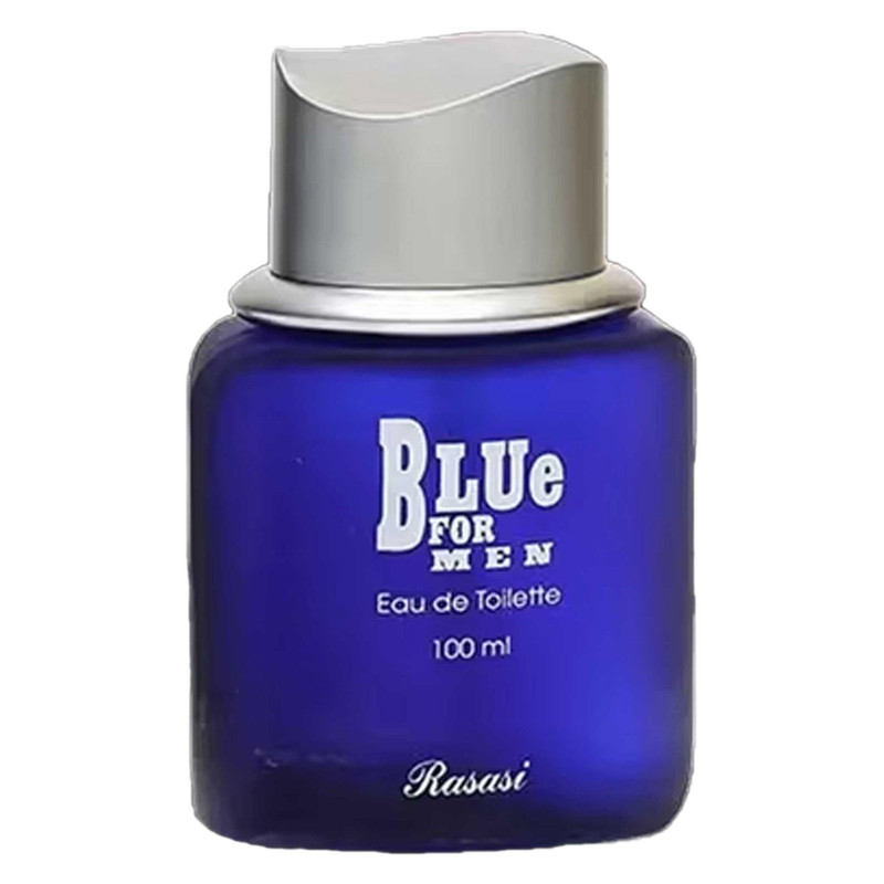 ادو تویلت مردانه رساسی مدل Blue for men با رایحه خنک و تند حجم 100 میلی لیتر