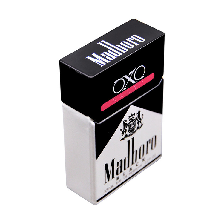 عطر جیبی مردانه اکس بالت مدل madboro black با رایحه خنک حجم 35 میلیلیتر