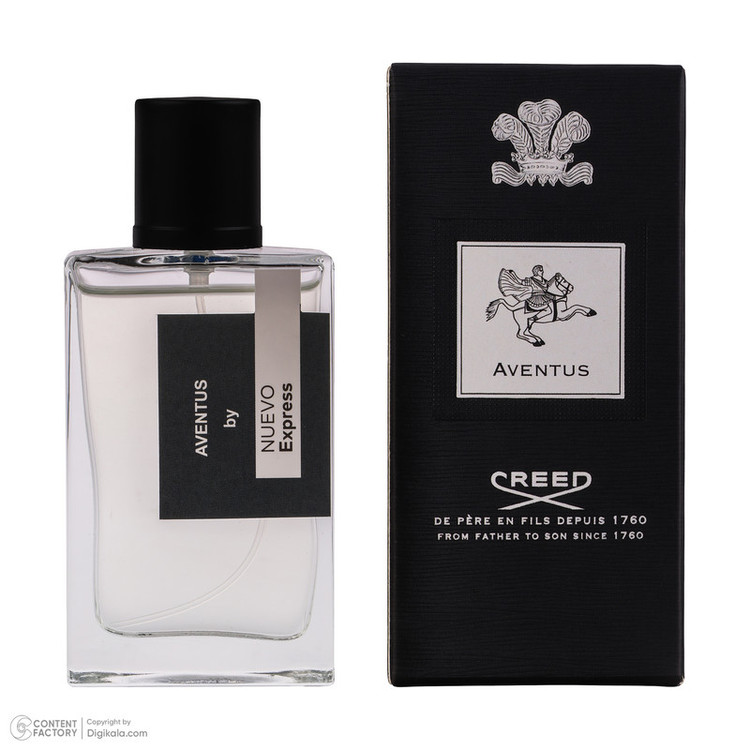 ادو پرفیوم مردانه نوو اکسپرس مدل Creed Aventus با رایحه خنک و تلخ حجم 50 میلی لیتر