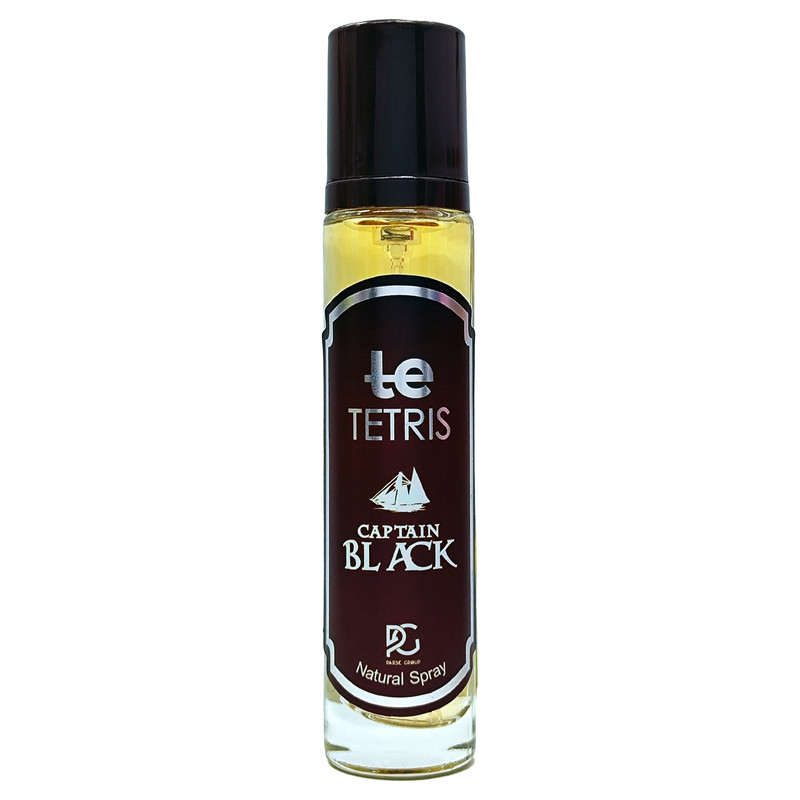 عطر جیبی تتریس مدل کاپیتان بلک حجم 30 میلی‌لیتر