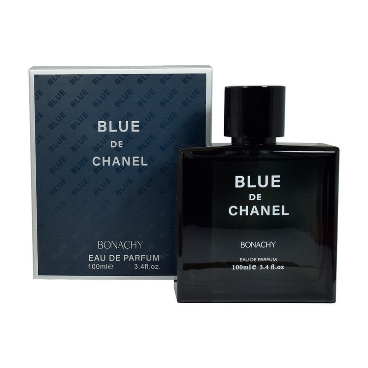 ادو پرفیوم مردانه بوناچی مدل Blue Chanel با رایحه خنک حجم 100 میلیلیتر