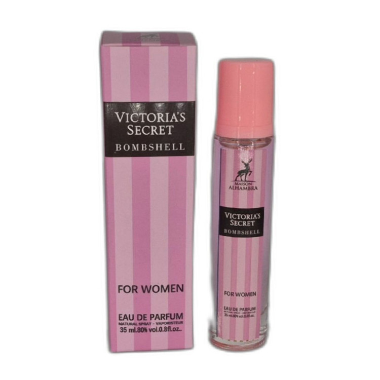 عطر جیبی زنانه الحمبرا مدل ویکتوریا سکرت با رایحه خنک حجم ۳۵ میلیلیتر