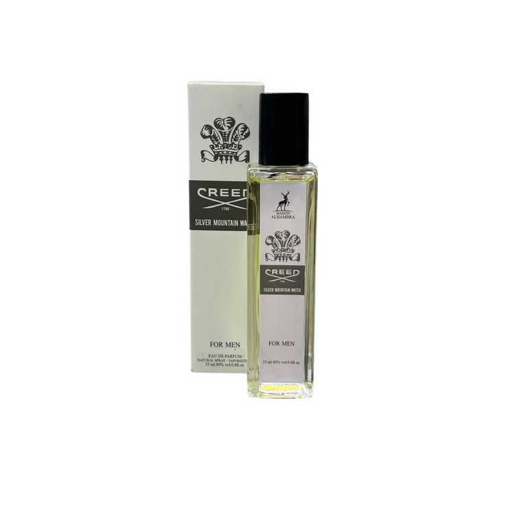 عطر جیبی مردانه الحمبرا مدل CREED با رایحه تلخ حجم ۳۵ میلی لیتر