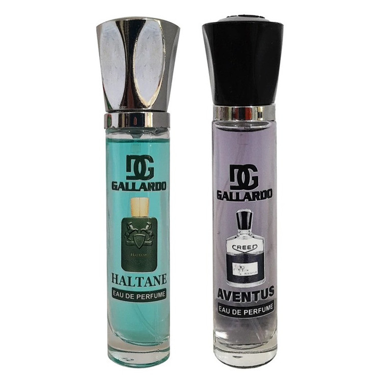 عطر جیبی مردانه گالاردو مدل هالتان و اونتوس با رایحه معتدل و مرکباتی حجم 22 میلیلیتر بسته 2 عددی