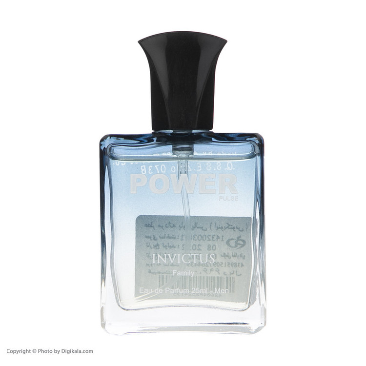 عطر جیبی مردانه پاور پالس مدل اینویکتوس حجم 25 میلی لیتر