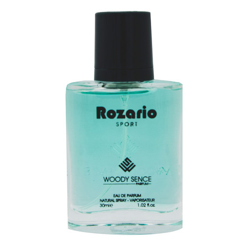 عطر جیبی مردانه وودی سنس مدل Rozario حجم 30 میلی لیتر