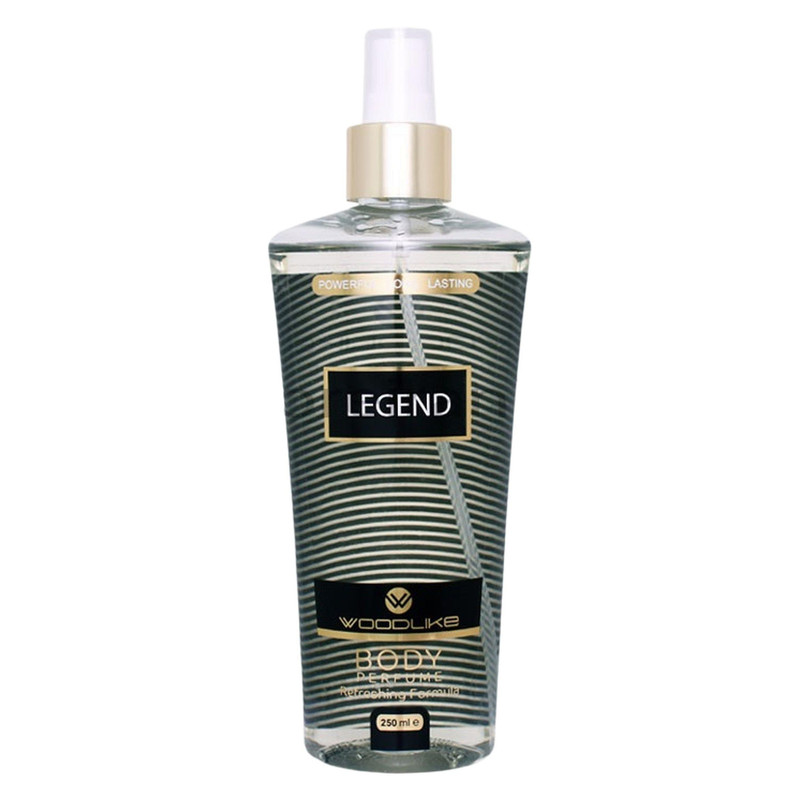 بادی اسپلش مردانه وودلایک مدل LEGEND حجم 250 میلی لیتر