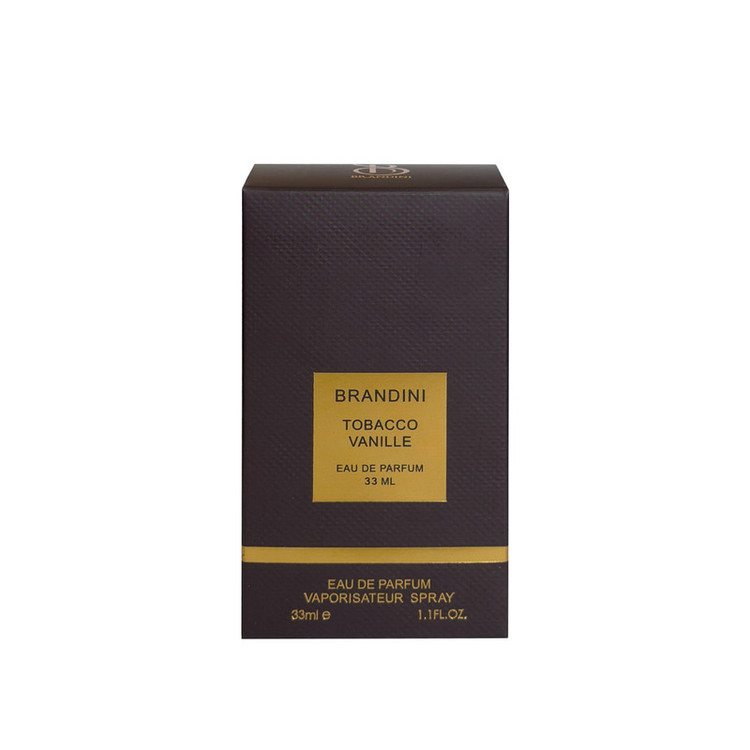 عطر جیبی برندینی مدل TOBACCO VANILLE با رایحه گرم حجم 33 میلیلیتر