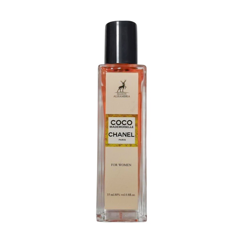 عطر جیبی زنانه الحمبرا مدل Chanel Coco Mademoiselle با رایحه خنک حجم 35 میلی لیتر