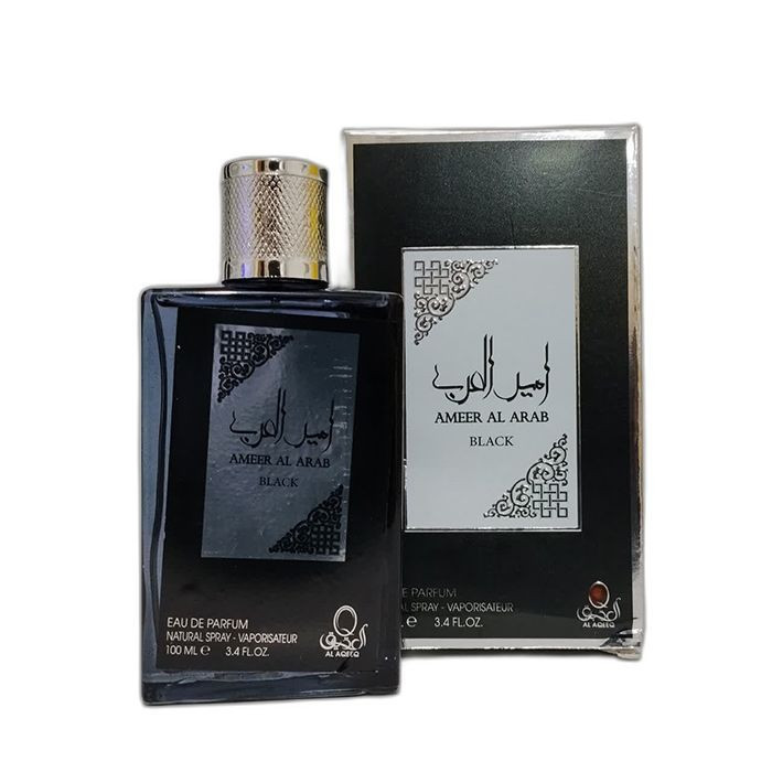 ادوپرفیوم مردانه العقیق مدل امیر العرب با رایحه گرم با حجم 100 میلی لیتر