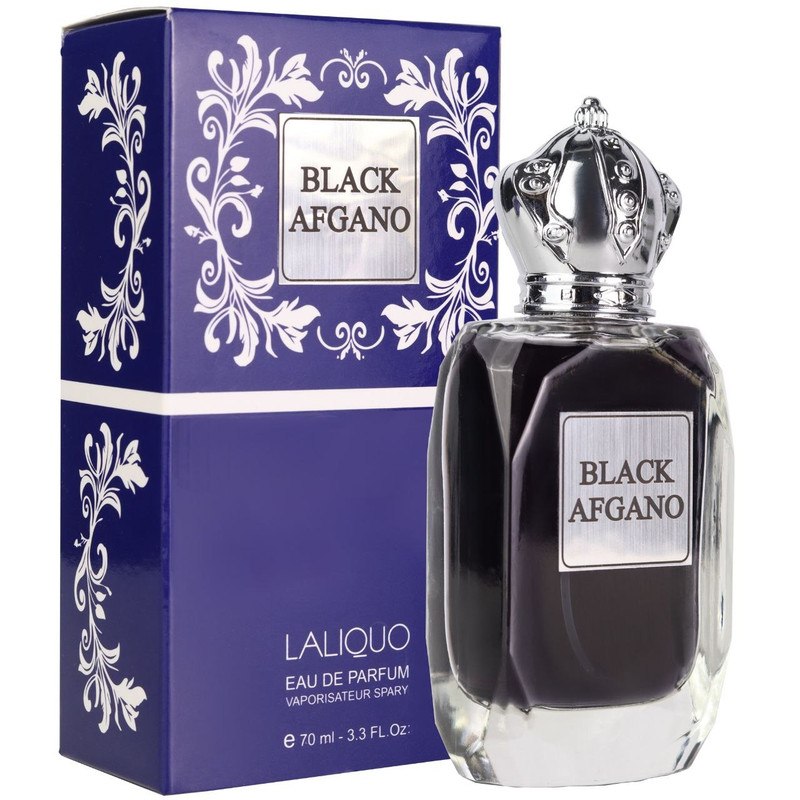 ادو پرفیوم مردانه لالیکو مدل Black Afgano با رایحه تلخ حجم 70 میلی لیتر