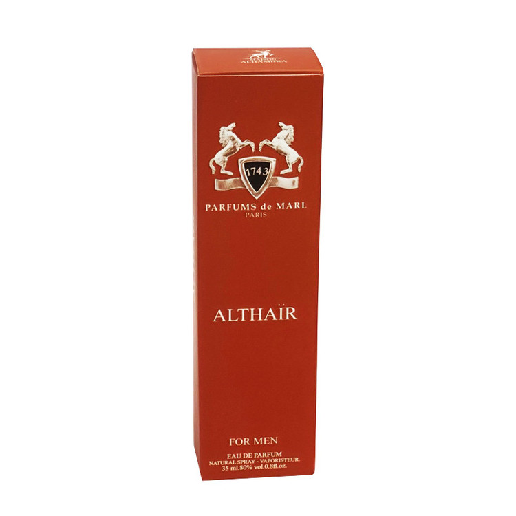ادو پرفیوم مردانه الحمبرا مدل ALTHAIRبا رایحه گرم حجم 35 میلی لیتر