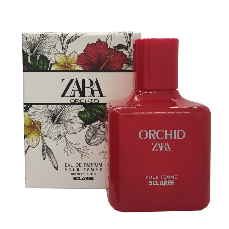 ادوپرفیوم زنانه اسکلاره ارکید مدل orchid zara حجم 100 میلی‌لیتر