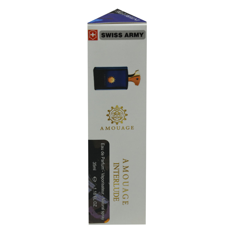 عطر جیبی مردانه سوئیس آرمی مدل آمواج اینترلود حجم 35 میلی لیتر