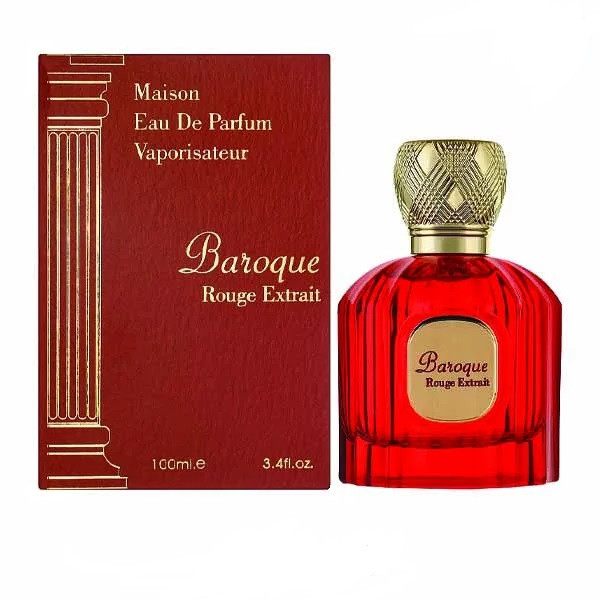 ادوپرفیوم زنانه الحمبرا مدل Baroque Rouge Extrait حجم 100 میلی‌لیتر