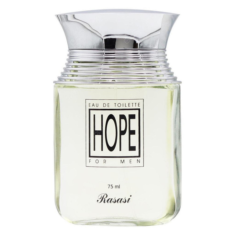 ادوتویلت مردانه رصاصی مدل Hope حجم 75 میلی لیتر