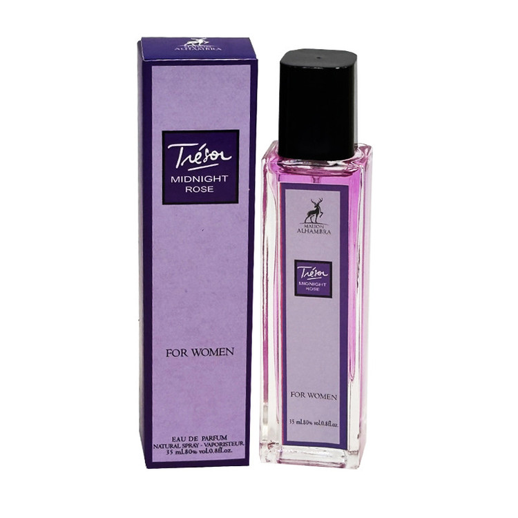 ادوپرفیوم زنانه الحمبرا مدل MIDNIGHT ROSE با رایحه شیرین حجم 35 میلیلیتر