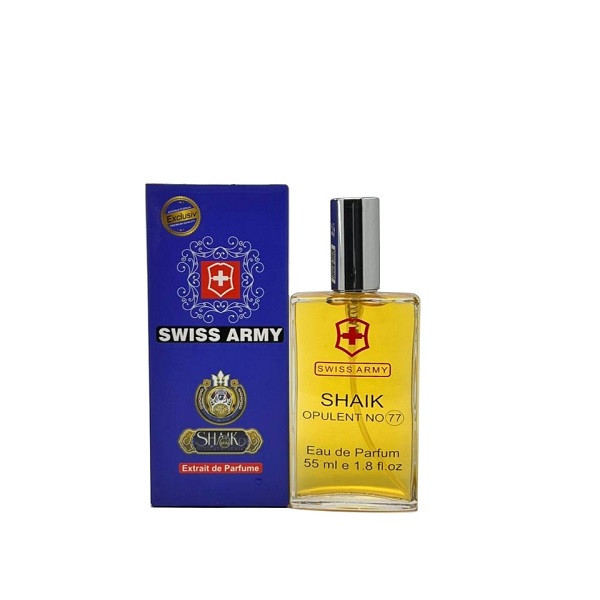 عطر جیبی مردانه سوئیس آرمی مدل شیخ اپیولنت شماره 77 حجم 55 میلی لیتر