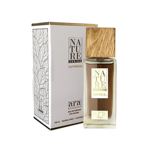 ادوپرفیوم زنانه پرفیوم آرا مدل NATURE IMPERIAL با رایحه گرم حجم 100 میلیلیتر