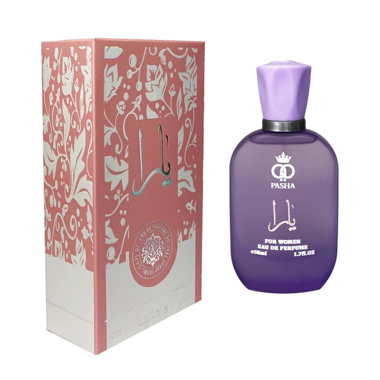 ادوپرفیوم پاشا مدل یارا و آنجلز شیر با رایحه معتدل حجم 50 میلیلیتر بسته 2 عددی