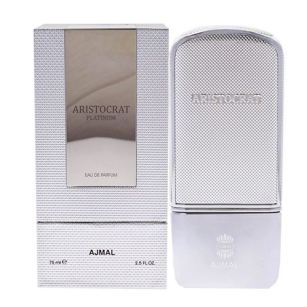 ادو پرفیوم مردانه اجمل مدل Aristocrat Platinum با رایحه گرم حجم 75 میلی لیتر