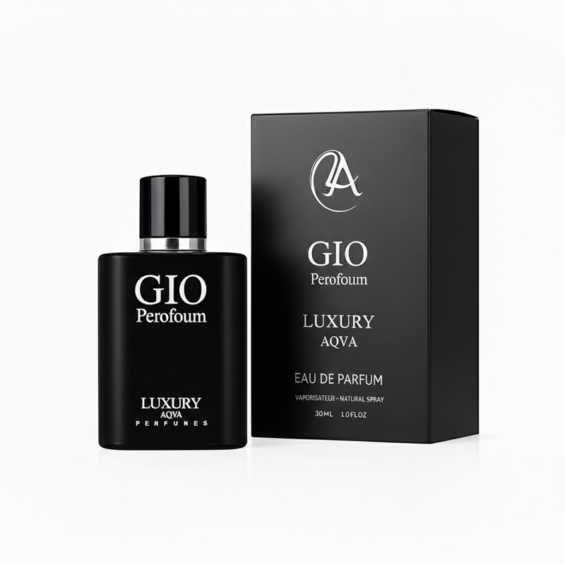 ادو پرفیوم مردانه لاکچری آکوا مدل GIO Perofoum با رایحه معتدل حجم 30 میلی لیتر
