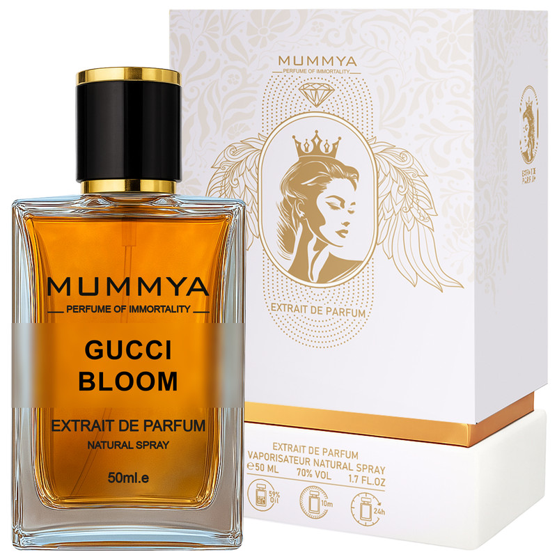 اکستریت پرفیوم زنانه مومیا مدل Gucci Bloom با رایحه معتدل حجم 50 میلی لیتر