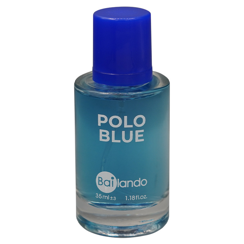 عطر جیبی مردانه بایلندو مدل POLO BLUE با رایحه خنک حجم 35 میلیلیتر
