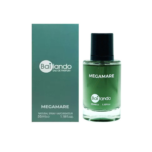 عطر زنانه و مردانه بایلندو مدل Megamare با رایحه خنک حجم 35 میلیلیتر