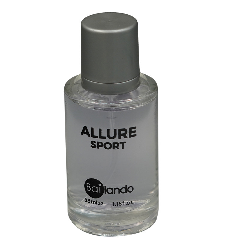 عطر جیبی مردانه بایلندو مدل آلور اسپورت ALLURE SPORT با رایحه شیرین حجم 35 میلی‌لیتر