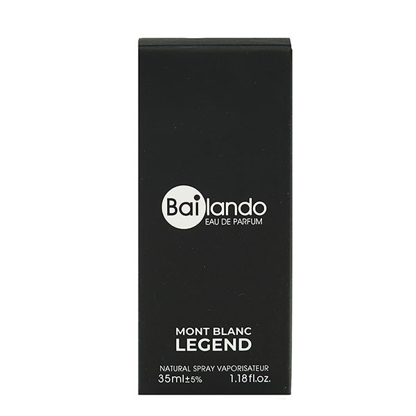 عطر جیبی مردانه بایلندو مدل MONT BLANC LEGEND حجم 35 میلی لیتر