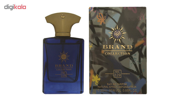 عطر جیبی مردانه برند کالکشن مدل 129 حجم 25 میلی لیتر
